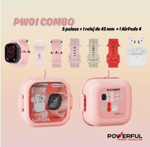 Combo CPW01 RELOJ 45M+ AIRPODS 4 + 5 PUL